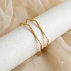Trendy Hexagonal Structural Bangles