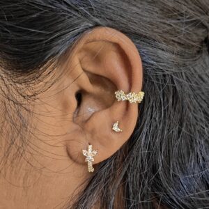 Crystal Zigzag Ear cuff (single)