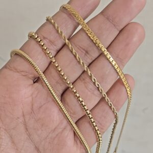 316 l Anti tarnish daily wear long chains (22 inches)