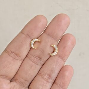 Half Moon stud Earrings