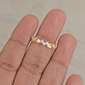 Adjustable heart design Finger ring