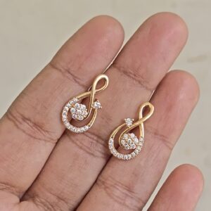 Infinity Cluster Stud Earrings