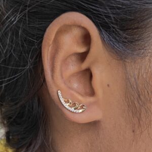 Xuping Diamond Ear climber