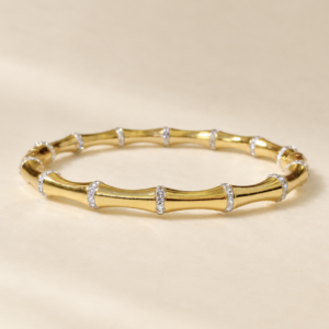 Viral Diamond Bamboo Kada Bracelet