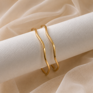 Daily wear thin wavy Bangles