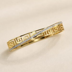 Greek Key Kada Bracelet