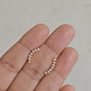 Climber type Helix stud earrings