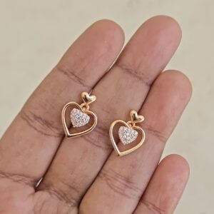 Mini Heart Drop Earrings