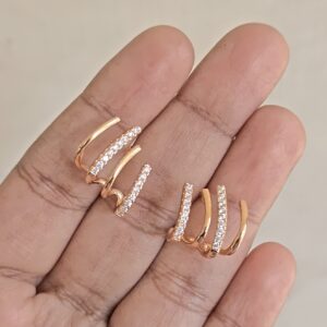 Crawler Stud Earrings