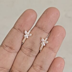Mini Butterfly Hoops Earrings