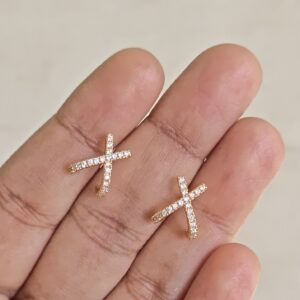 Crazy X stud Earrings