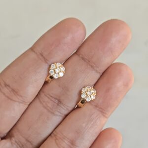 Mini Flower Hoop earrings