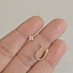 Mini Star Press on Nose Pin (singe)
