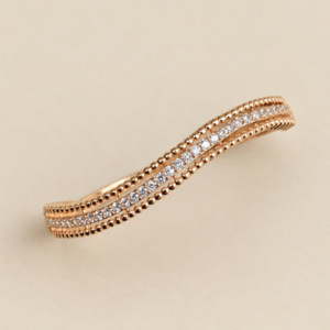 Diamond Replica Curve Kada Bracelet