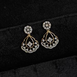 Premium Diamond Finish Dangler Earrings