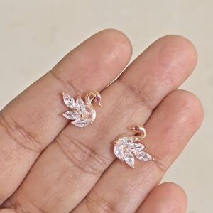 Mini Swan stud Earrings